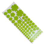 NAKLEJKI ŚCIENNE KWIATY I MOTYLE SAMOPRZYLEPNE DEKORACJE NA MEBLE I ŚCIANY ARKUSZ 60SZT JASNOZIELONY - 2