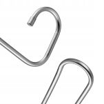 WIESZAK METALOWY CHROMOWANY NA UBRANIA SPODNIE DO SZAFY GARDEROBY NA 5 PAR SPODNI CHROM - 8