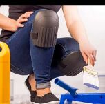 NAKOLANNIKI OGRODOWE ROBOCZE PIANKOWE CZARNE OCHRANIACZE NA KOLANA EVA REGULOWANE RZEPY SIMPLO - 2