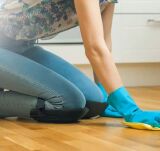 NAKOLANNIKI OGRODOWE ROBOCZE PIANKOWE CZARNE OCHRANIACZE NA KOLANA EVA REGULOWANE RZEPY SIMPLO - 4