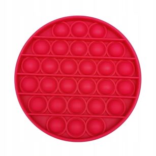 PUSH BUBBLE POP IT ZABAWKA SENSORYCZNA ANTYSTRES MALINOWE KOŁO