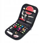 ZESTAW KRAWIECKI DO SZYCIA MINI PRZYBORNIK ORGANIZER TURYSTYCZNY PODRÓŻNY PODRĘCZNY NICI IGŁY W ETUI - 4