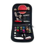 ZESTAW KRAWIECKI DO SZYCIA MINI PRZYBORNIK ORGANIZER TURYSTYCZNY PODRÓŻNY PODRĘCZNY NICI IGŁY W ETUI - 5