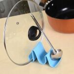 STOJAK OCIEKACZ PODSTAWKA PODKŁADKA KUCHENNA NA POKRYWKI POKRYWKĘ GARNKA ŁYŻKĘ CHOCHELKĘ CHOCHLĘ NB - 2