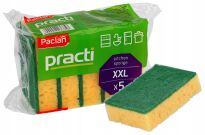GĄBKI MYJKI DWUSTRONNE DO MYCIA ZMYWANIA NACZYŃ ZMYWAKI KUCHENNE DUŻE XXL PACLAN 5SZT - 2