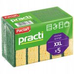 GĄBKI MYJKI DWUSTRONNE DO MYCIA ZMYWANIA NACZYŃ ZMYWAKI KUCHENNE DUŻE XXL PACLAN 5SZT - 5