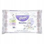 BELLA BABY HAPPY CHUSTECZKI NAWILŻANE NAWILŻAJĄCE DLA DZIECI NIEMOWLĄT SENSITIVE BEZZAPACHOWE 56SZT - 2