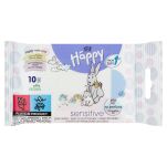 BELLA BABY HAPPY CHUSTECZKI NAWILŻANE NAWILŻAJĄCE DLA DZIECI NIEMOWLĄT SENSITIVE BEZZAPACHOWE 56SZT - 3