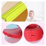 CZARNA UNIWERSALNA TAŚMA PIANKOWA DO MEBLI PIANKA TAŚMA OCHRONNA OCHRANIACZ ZABEZPIECZENIE NA KANTY NAROŻNIKI STOŁU - 4