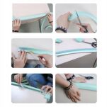 BRĄZOWA OCHRONNA TAŚMA PIANKOWA NA KANTY ROGI NAROŻNIKI ZABEZPIECZENIE PIANKOWE OCHRANIACZ DO MEBLI 2M - 5