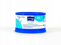 PLASTER WŁÓKNINOWY PRZYLEPIEC DO CIĘCIA NA ROLCE MATOPAT SOFT HYPOALERGICZNY Z MIKROPORAMI 2,5CMX5M - 5