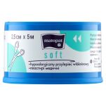 PLASTER WŁÓKNINOWY PRZYLEPIEC DO CIĘCIA NA ROLCE MATOPAT SOFT HYPOALERGICZNY Z MIKROPORAMI 2,5CMX5M - 6