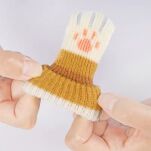 NAKŁADKI NA NOGI KRZESŁA OSŁONKI PODKŁADKI POD MEBLE OCHRONNE SKARPETKI ZESTAW 4 SZT - 5