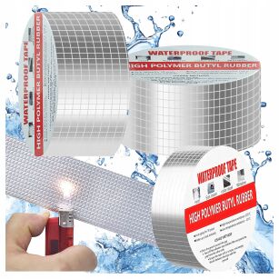 MOCNA TAŚMA KLEJĄCA MONTAŻOWA NAPRAWCZA WODOODPORNA USZCZELNIAJĄCA 50MM 5M