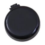 CZARNA SKŁADANA MINI SZCZOTKA DO ROZCZESYWANIA WŁOSÓW GRZEBIEŃ DO TOREBKI PODRÓŻNA Z LUSTERKIEM - 4