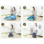 WOREK KOSZ ORGANIZER MATA WIĄZANA DO ZABAWY POJEMNIK NA ZABAWKI KLOCKI FIOL - 7