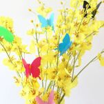 ZIELONE NAKLEJKI ŚCIENNE NA ŚCIANĘ MEBLE MOTYLKI MOTYLE SAMOPRZYLEPNE 3D DEKORACJA POKOJU OZDOBA ZESTAW 12 SZTUK - 3