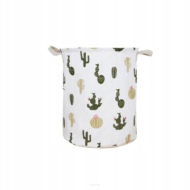 KAKTUSY POJEMNIK KOSZ WOREK ORGANIZER NA ZABAWKI KLOCKI MASKOTKI UBRANIA PRANIE BIELIZNĘ PODUSZKI