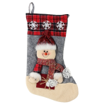 BAŁWAN DUŻA SKARPETA NA PREZENTY KOMINEK DEKORACJA ŚWIĄTECZNA DEKORACYJNA BOŻONARODZENIOWA OZDOBNA DLA MIKOŁAJA 43cm - 2