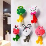 ŻABKA WIESZAK UCHWYT HACZYK NA SZCZOTECZKĘ SZCZOTKĘ DO ZĘBÓW DLA DZIECKA NA PRZYSSAWKĘ - 7