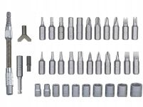 NARZĘDZIA BITY TORX KLUCZE NASADOWE 5-14mm GRZECHOTKA ZESTAW KOMPLET 38 EL. - 4