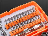 NARZĘDZIA BITY TORX KLUCZE NASADOWE 5-14mm GRZECHOTKA ZESTAW KOMPLET 38 EL. - 3