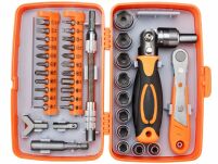 NARZĘDZIA BITY TORX KLUCZE NASADOWE 5-14mm GRZECHOTKA ZESTAW KOMPLET 38 EL. - 2