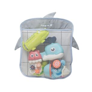 SZARY POJEMNIK ORGANIZER NA ZABAWKI KĄPIELOWE DO KĄPIELI WODY ŁAZIENKI SIATKA DO WANNY POD PRYSZNIC