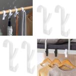 WIESZAK ŁAZIENKOWY HACZYK NA RĘCZNIKI ZAWIESZANY NA GRZEJNIK KALORYFER DRABINKĘ UCHWYT ŁAZIENKOWY BIAŁE 4SZT - 3