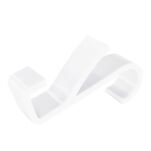 WIESZAK ŁAZIENKOWY HACZYK NA RĘCZNIKI ZAWIESZANY NA GRZEJNIK KALORYFER DRABINKĘ UCHWYT ŁAZIENKOWY BIAŁE 4SZT - 2