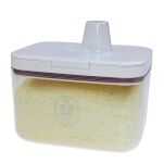 POJEMNIK ORGANIZER PUDEŁKO NA PROSZEK PŁYN DO PRANIA PŁUKANIA Z MIARKĄ ZAMYKANE NA DETERGENTY 2,8L - 5