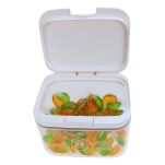 POJEMNIK ORGANIZER PUDEŁKO NA PROSZEK PŁYN DO PRANIA PŁUKANIA Z MIARKĄ ZAMYKANE NA DETERGENTY 2,8L - 4