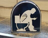 MĘŻCZYZNA KLEPSYDRA TOALETOWA CZASOMIERZ TIMER MINUTNIK DO TOALETY ŁAZIENKI ŚMIESZNY GADŻET PREZENT - 2