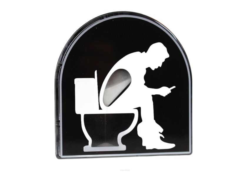 MĘŻCZYZNA KLEPSYDRA TOALETOWA CZASOMIERZ TIMER MINUTNIK DO TOALETY ŁAZIENKI ŚMIESZNY GADŻET PREZENT