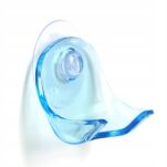 NIEBIESKI UCHWYT WIESZAK ŁAZIENKOW NA MASZYNKĘ DO GOLENIA GOLARKĘ  NA PRZYSSAWKĘ BEZ WIERCENIA - 5