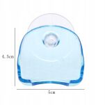 NIEBIESKI UCHWYT WIESZAK ŁAZIENKOW NA MASZYNKĘ DO GOLENIA GOLARKĘ  NA PRZYSSAWKĘ BEZ WIERCENIA - 7