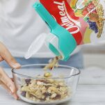 TURKUSOWY KLIPS ZATRZASK ZAPINKA DO TOREBEK OPAKOWAŃ WORECZKÓW PRZYPRAW Z DOZOWNIKIEM - 8