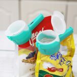 TURKUSOWY KLIPS ZATRZASK ZAPINKA DO TOREBEK OPAKOWAŃ WORECZKÓW PRZYPRAW Z DOZOWNIKIEM - 7