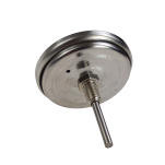 TERMOMETR ANALOGOWY BIMETAL DO WĘDZARNI GRILLA WĘDZENIA SONDA Z GWINTEM NA DRZWI POKRYWĘ - 5