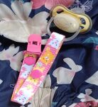 W KOTKI ZAWIESZKA DO SMOCZKA PRZYPINKA NA SMOCZEK TASIEMKA KLIPS DLA DZIEWCZYNKI - 5