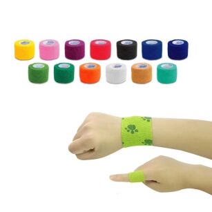 BANDAŻ KOHEZYJNY ELASTYCZNY SAMOPRZYLEPNY OPATRUNKOWY OPASKA ELASTYCZNA STOKMED 5CM X 4,5M 1SZT