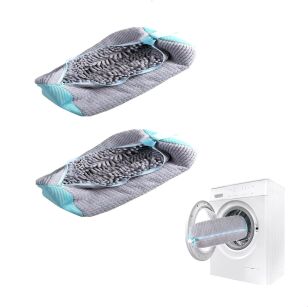 WOREK OCHRONNY DO PRANIA BUTÓW W PRALCE 2 SZTUKI DUŻA SIATKA NA OBUWIE SPORTOWE MIKROFIBRA