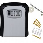 SEJF KASETKA NA KLUCZE ZEWNĘTRZNA SKRYTKA SKRZYNKA NA KOD SZYFR ŚCIENNA S - 2