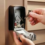 SEJF KASETKA NA KLUCZE ZEWNĘTRZNA SKRYTKA SKRZYNKA NA KOD SZYFR ŚCIENNA S - 3