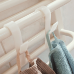 HACZYK WIESZAK NA RĘCZNIKI ZAWIESZANY NA GRZEJNIK KALORYFER DRABINKĘ UCHWYT ŁAZIENKOWY ZESTAW 4SZT - 5