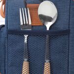 CZARNA TORBA TERMICZNA IZOLACYJNA PLAŻOWA TURYSTYCZNA BOX NA LUNCH JEDZENIE PIKNIK TERMOIZOLACYJNA NA RAMIĘ - 7