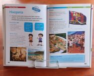 BIAŁY METALOWY STOJAK UCHWYT NA KSIĄŻKĘ DO CZYTANIA PODPÓRKA PODSTAWKA REGULOWANA POD KSIĄŻKI TABLET - 5