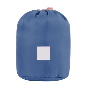 NIEBIESKA DUŻA KOSMETYCZKA PODRÓŻNA WOREK TORBA NA KOSMETYKI DAMSKA MĘSKA ZE ŚCIĄGACZEM