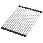 CZARNA MATA OCIEKACZ ZWIJANY DO KUCHNI NA ZLEW SUSZARKA DO NACZYŃ PODSTAWKA KUCHENNA SIMPLO - 2