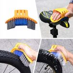 ZESTAW SZCZOTKI MYJKI DO CZYSZCZENIA MYCIA KÓŁ OPON WÓZKA ROWERU NAPĘDU ŁAŃCUCHA ROWEROWEGO RAMY - 7